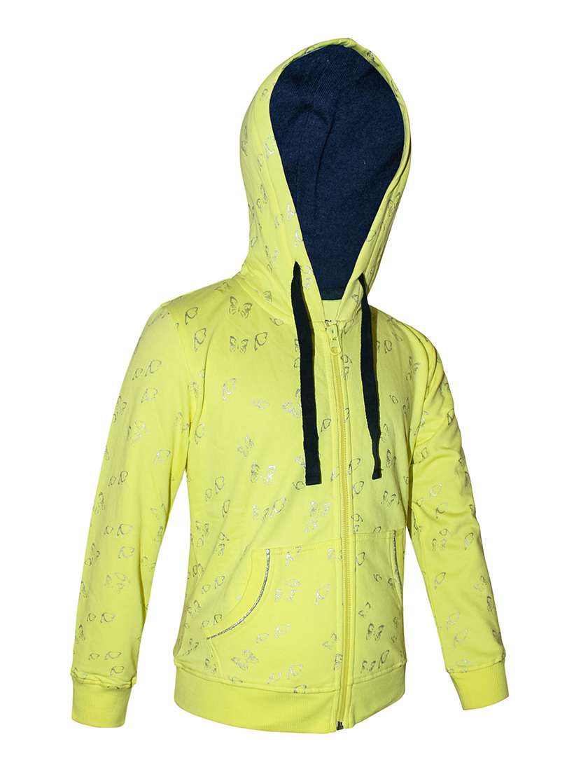 yellow printed sweatshirt - 18208102 - Standard Image - 1