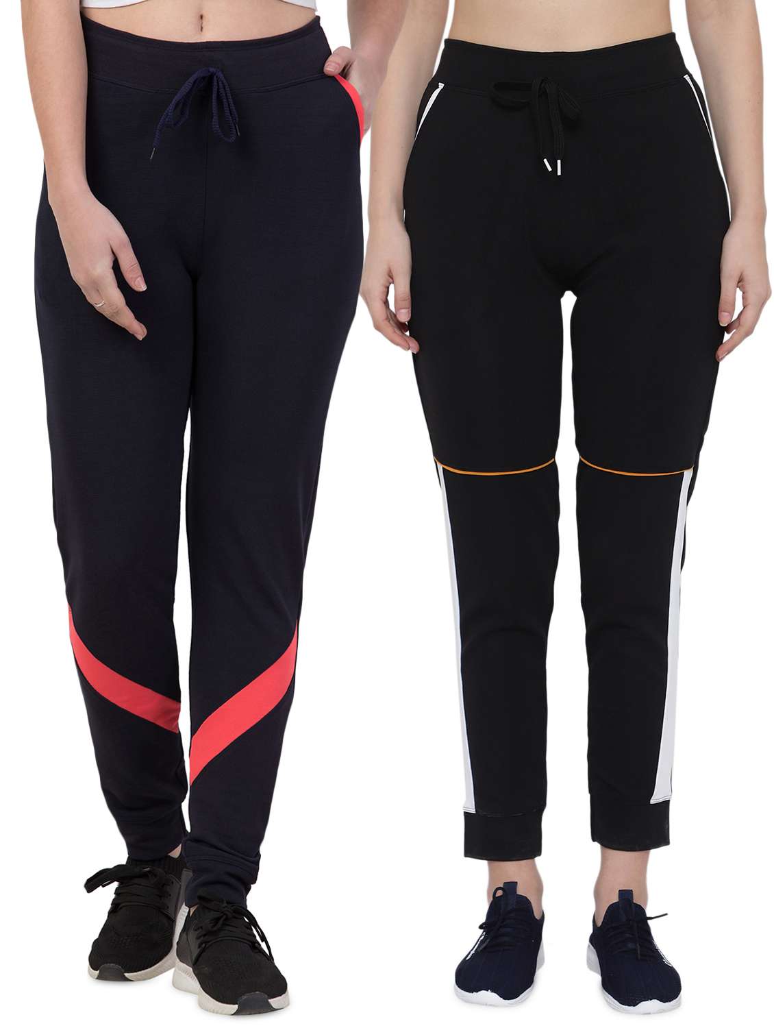 set of 2 drawstring track pant