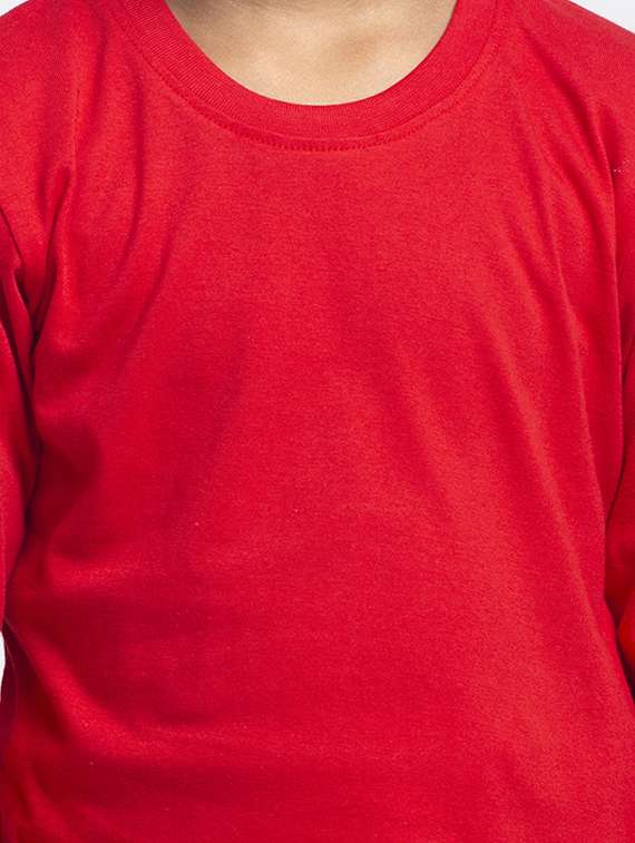 round neck solid t-shirt - 18208858 - Standard Image - 4