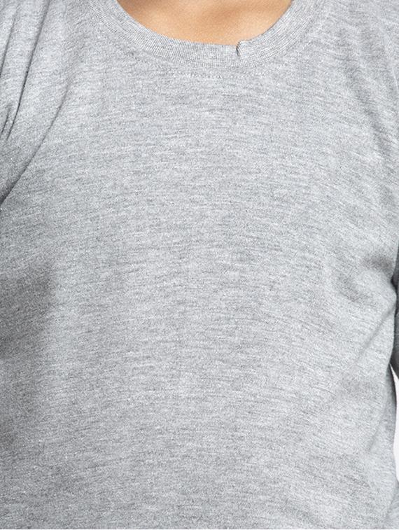 round neck solid t-shirt - 18208859 - Standard Image - 4