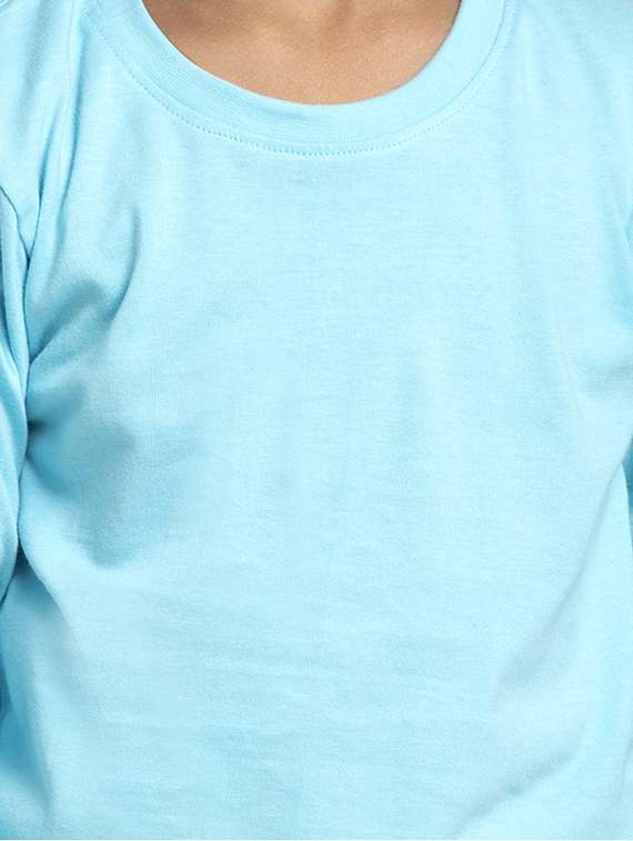 round neck solid t-shirt - 18208866 - Standard Image - 4