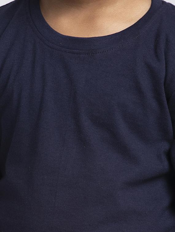 round neck solid t-shirt - 18208879 - Standard Image - 4