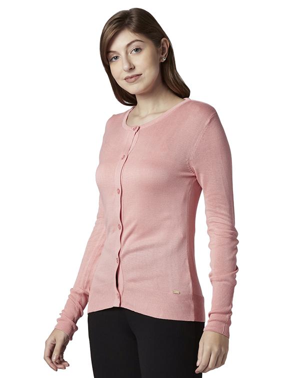 red solid cardigan - 18209257 -  Standard Image - 1