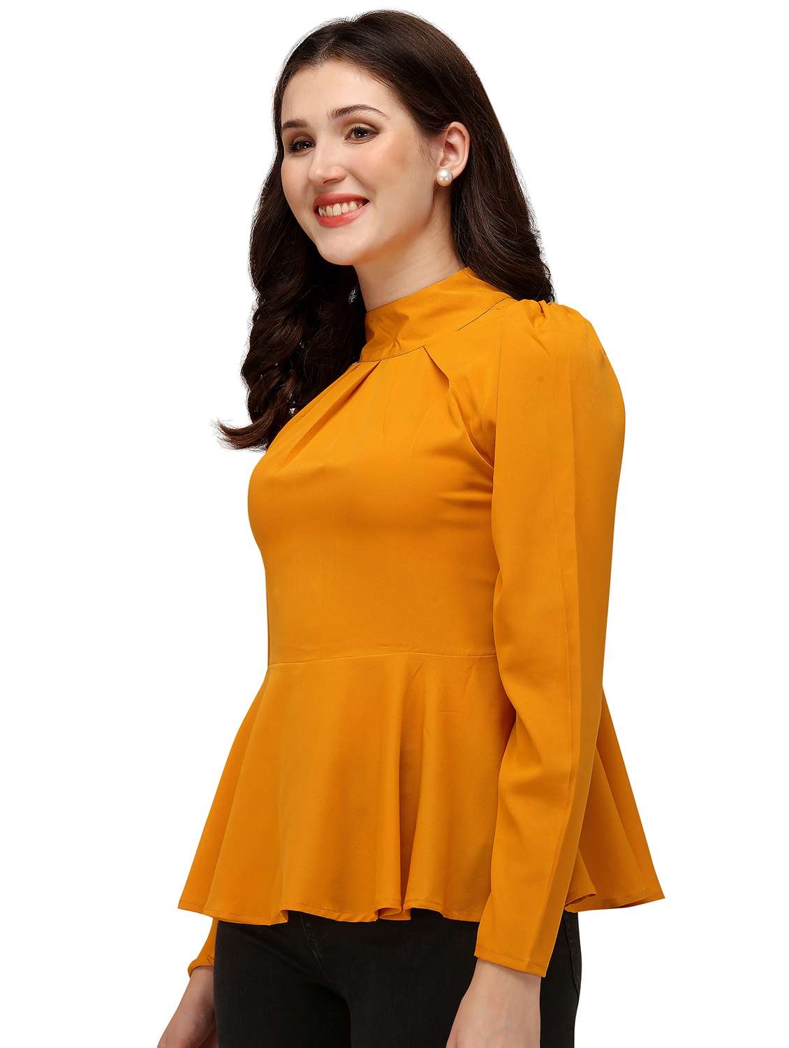 orange solid regular top - 18209626 -  Standard Image - 1