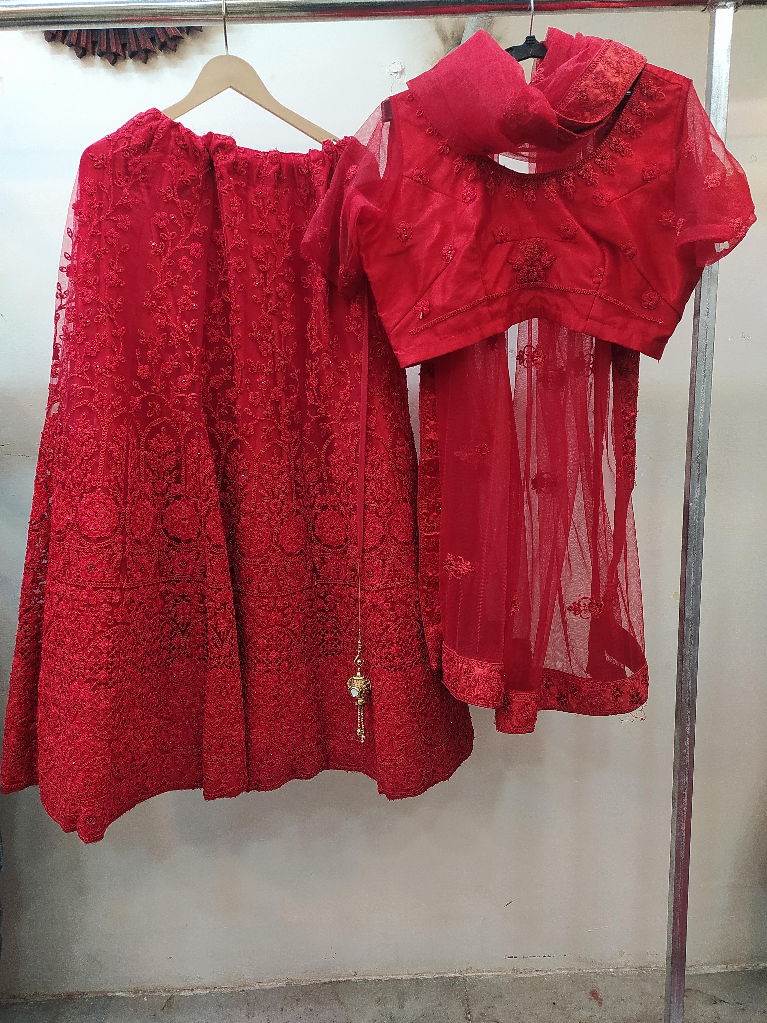 lehenga red color - 18209701 - Standard Image - 1