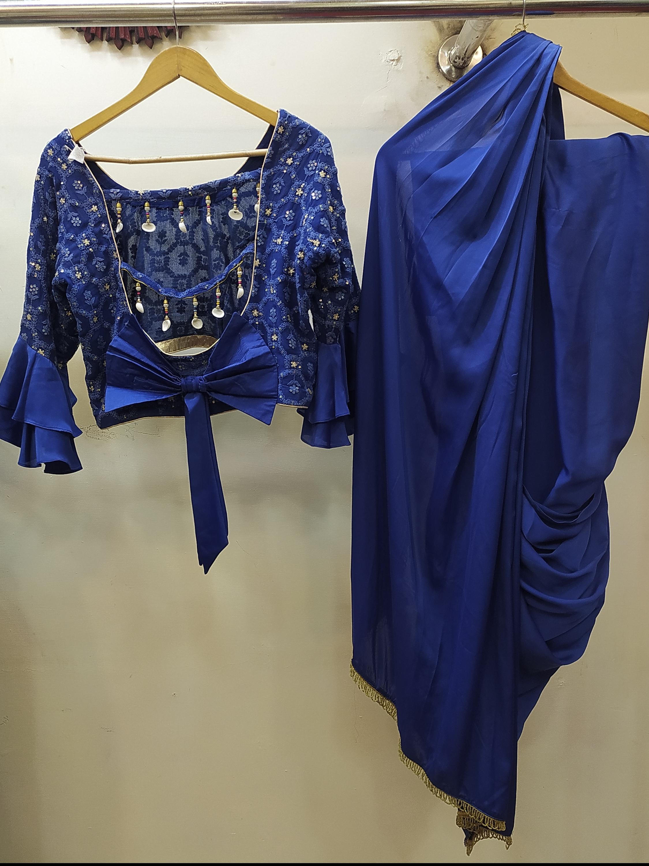 m,l,,xl size saree blur color  - 18209751 -  Standard Image - 1