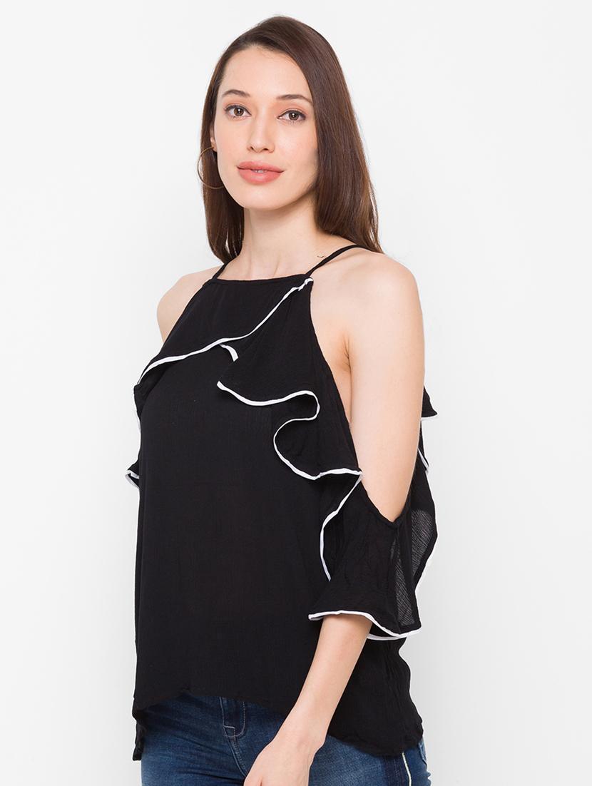 women's a line boat neck top - 18210235 - Standard Image - 1