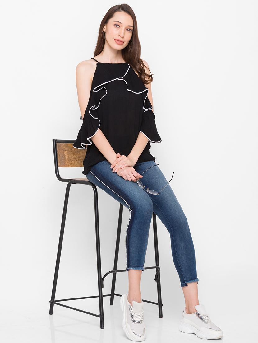 women's a line boat neck top - 18210235 - Standard Image - 4
