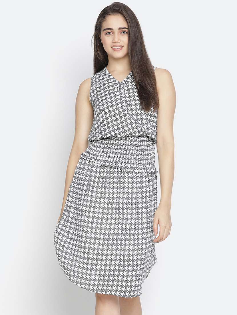 women's  houndstooth dress