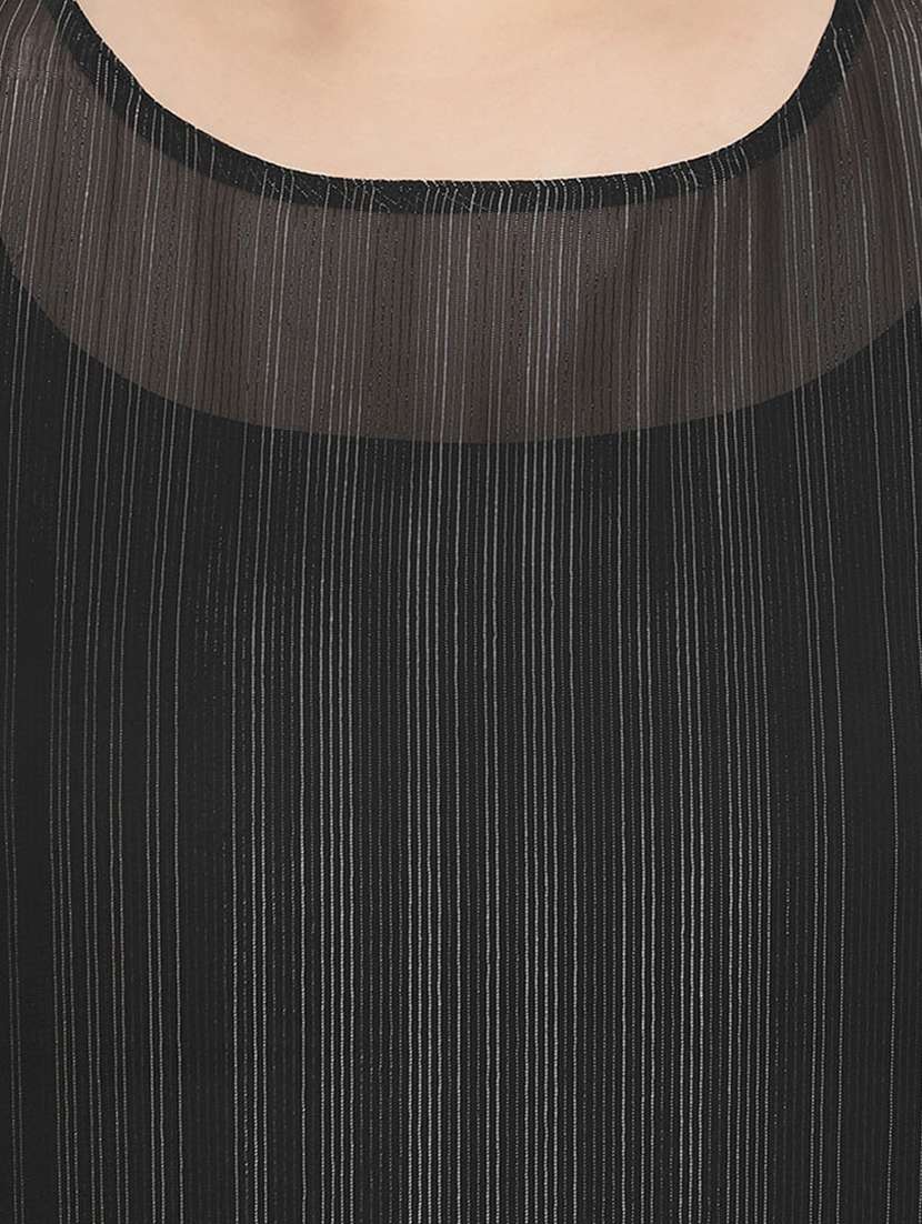 women's straight round neck top - 18210748 -  Standard Image - 4