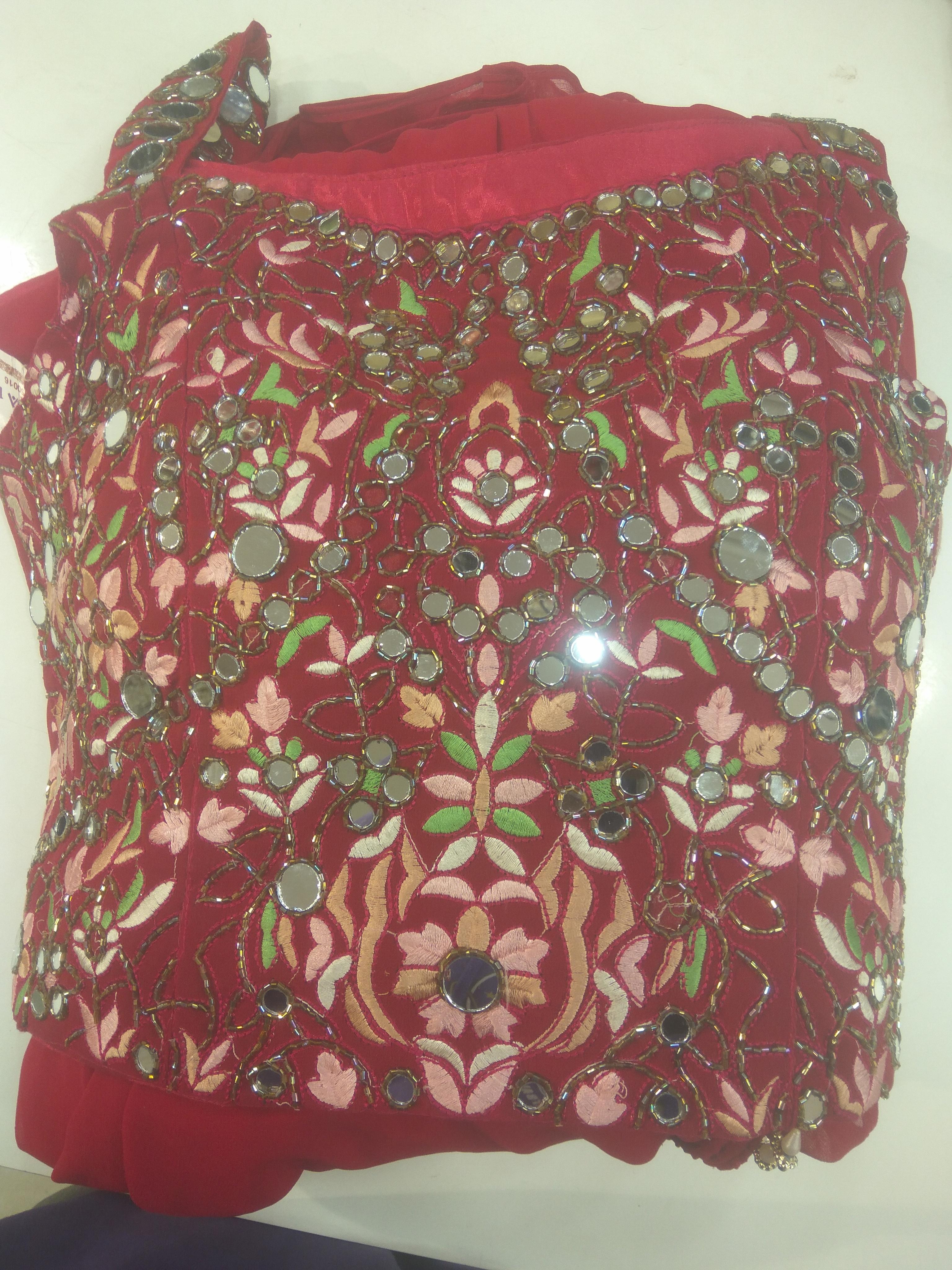 lehnga choli red color - 18211111 - Standard Image - 1