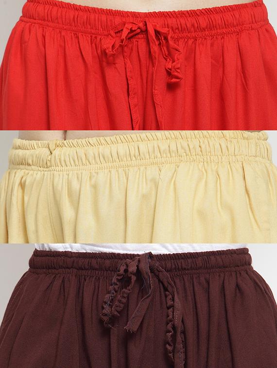 set of 3 solid palazzo - 18212213 - Standard Image - 6
