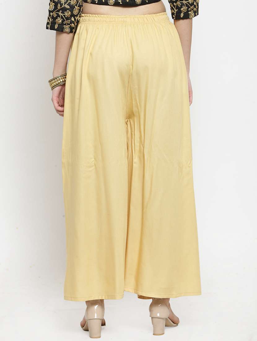 set of 3 solid palazzo  - 18212218 -  Standard Image - 4