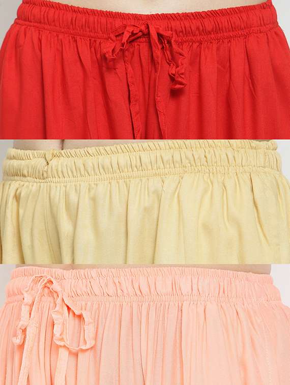 set of 3 solid palazzo  - 18212218 -  Standard Image - 6