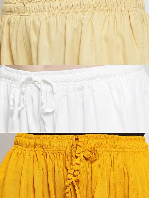 set of 3 solid palazzo  - 18212221 -  Standard Image - 6