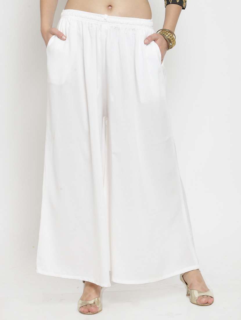 set of 3 solid palazzo  - 18212241 -  Standard Image - 1