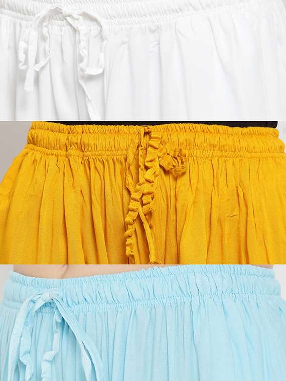 set of 3 solid palazzo  - 18212241 -  Standard Image - 6