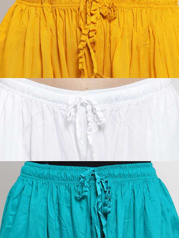 set of 3 solid palazzo  - 18212244 -  Standard Image - 6