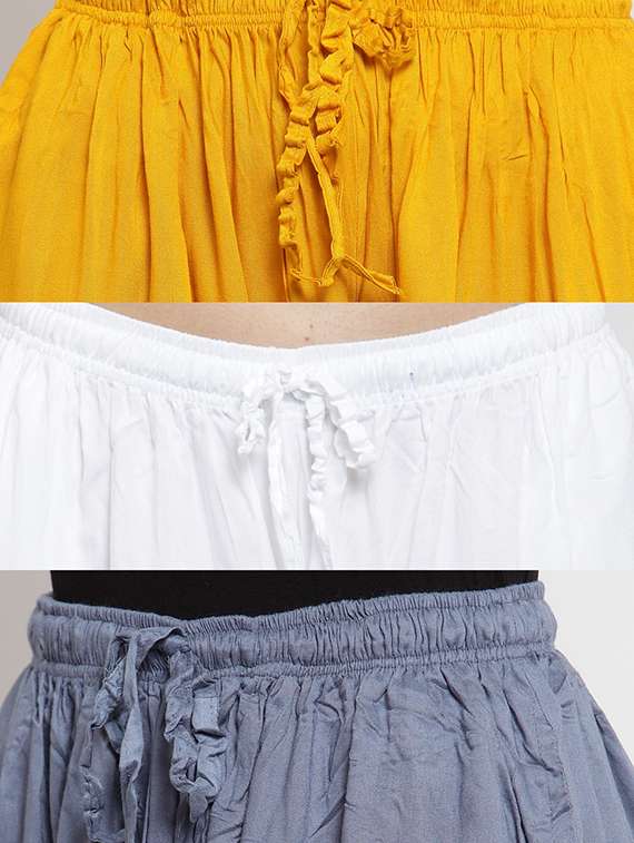 set of 3 solid palazzo  - 18212245 -  Standard Image - 6