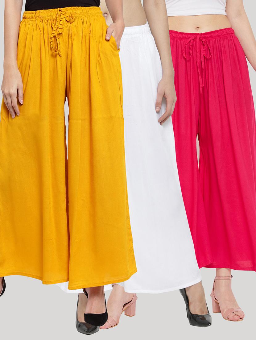set of 3 solid palazzo - 18212246 - Zoom Image - 0