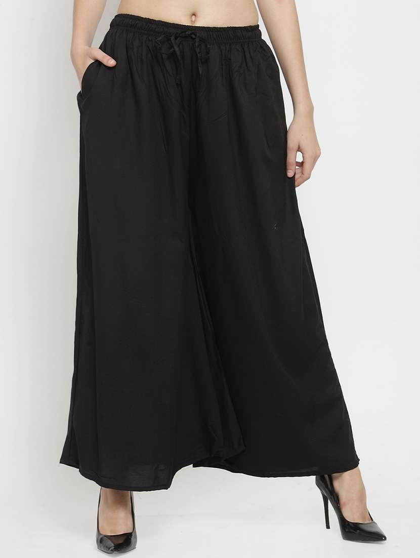 set of 3 solid palazzo  - 18212389 -  Standard Image - 1