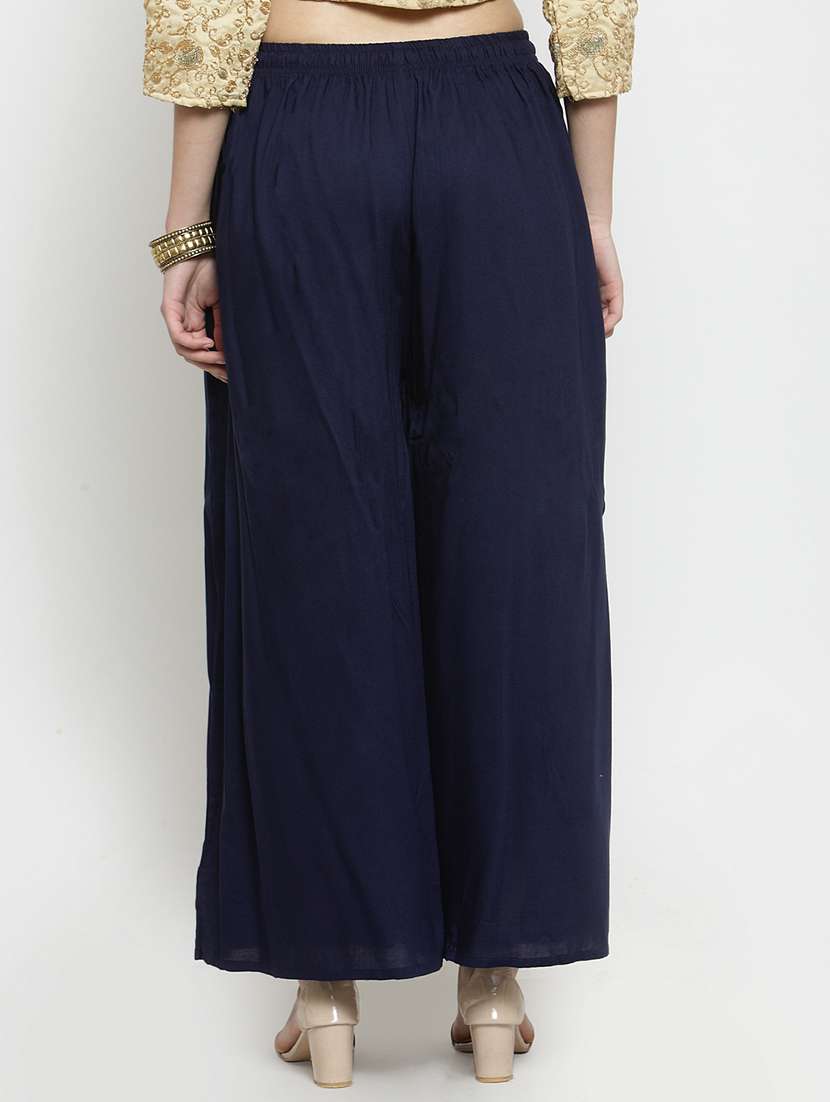 set of 3 solid palazzo  - 18212389 -  Standard Image - 4