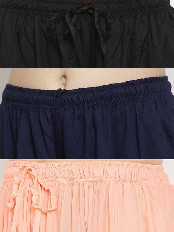 set of 3 solid palazzo  - 18212391 -  Standard Image - 6