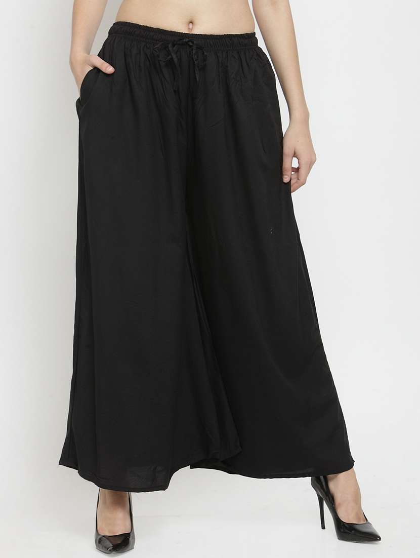 set of 3 solid palazzo  - 18212393 -  Standard Image - 1