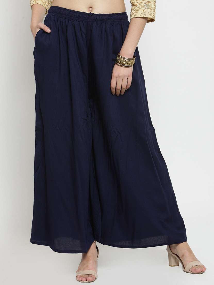 set of 3 solid palazzo  - 18212396 -  Standard Image - 1