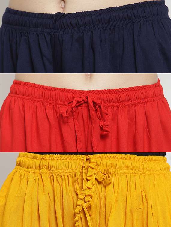 set of 3 solid palazzo  - 18212396 -  Standard Image - 6