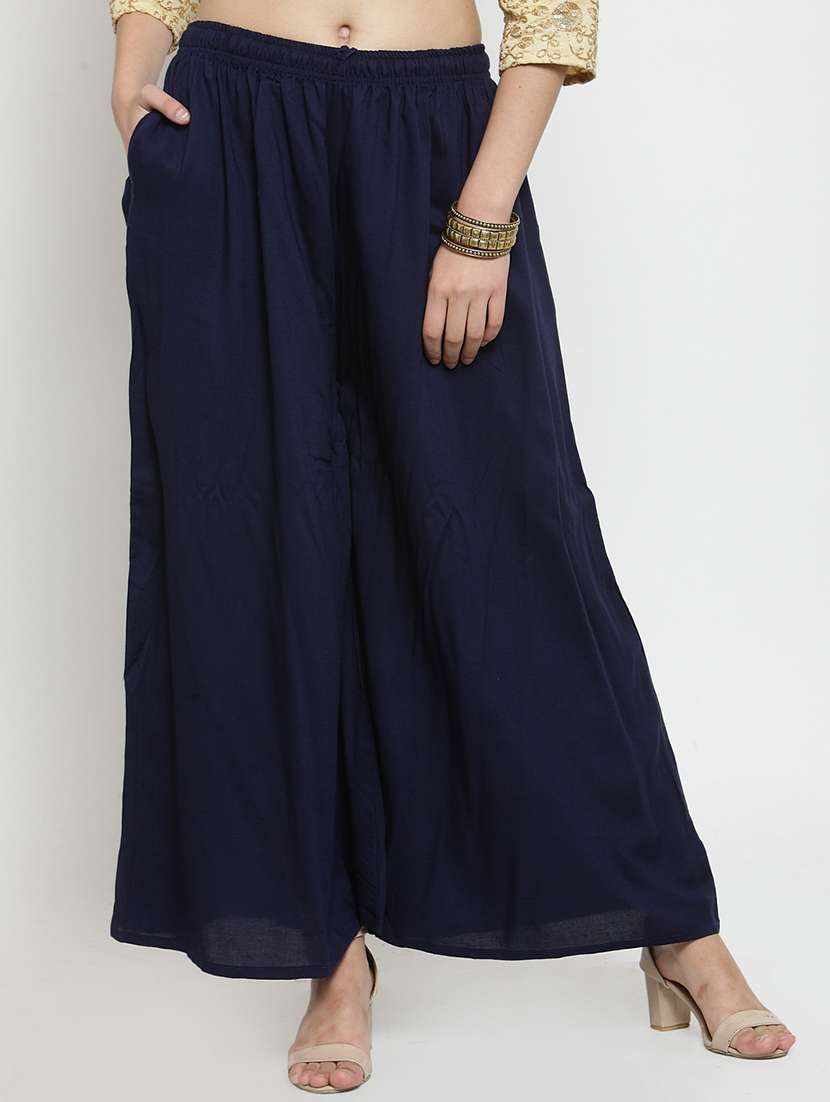 set of 3 solid palazzo  - 18212397 -  Standard Image - 1