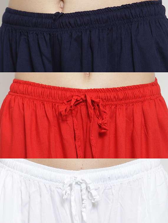 set of 3 solid palazzo  - 18212397 -  Standard Image - 6