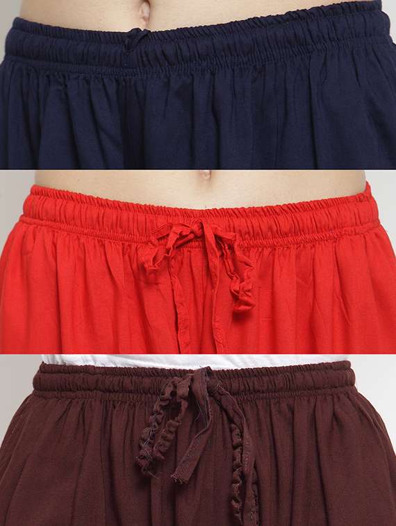 set of 3 solid palazzo  - 18212399 -  Standard Image - 6