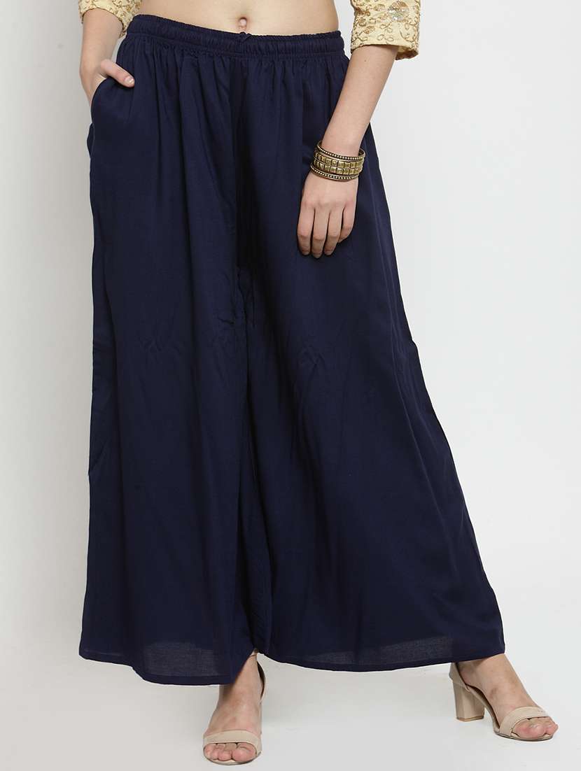 set of 3 solid palazzo  - 18212400 -  Standard Image - 1