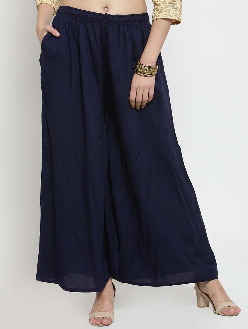 set of 3 solid palazzo  - 18212404 -  Standard Image - 1