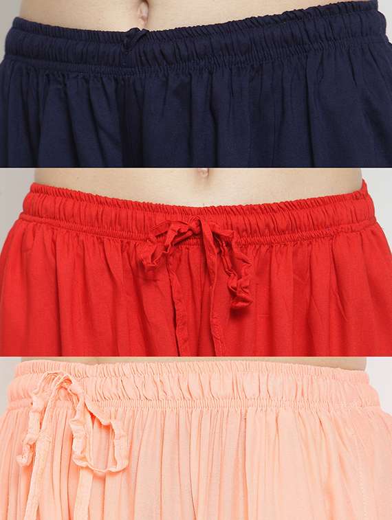 set of 3 solid palazzo  - 18212404 -  Standard Image - 6