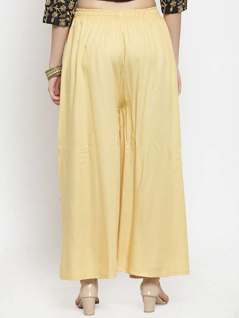 set of 3 solid palazzo  - 18212407 -  Standard Image - 4