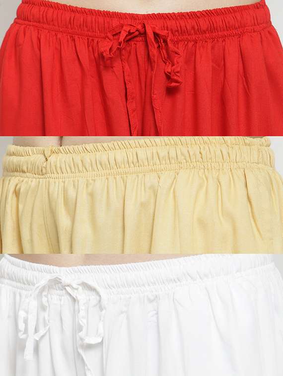 set of 3 solid palazzo  - 18212407 -  Standard Image - 6