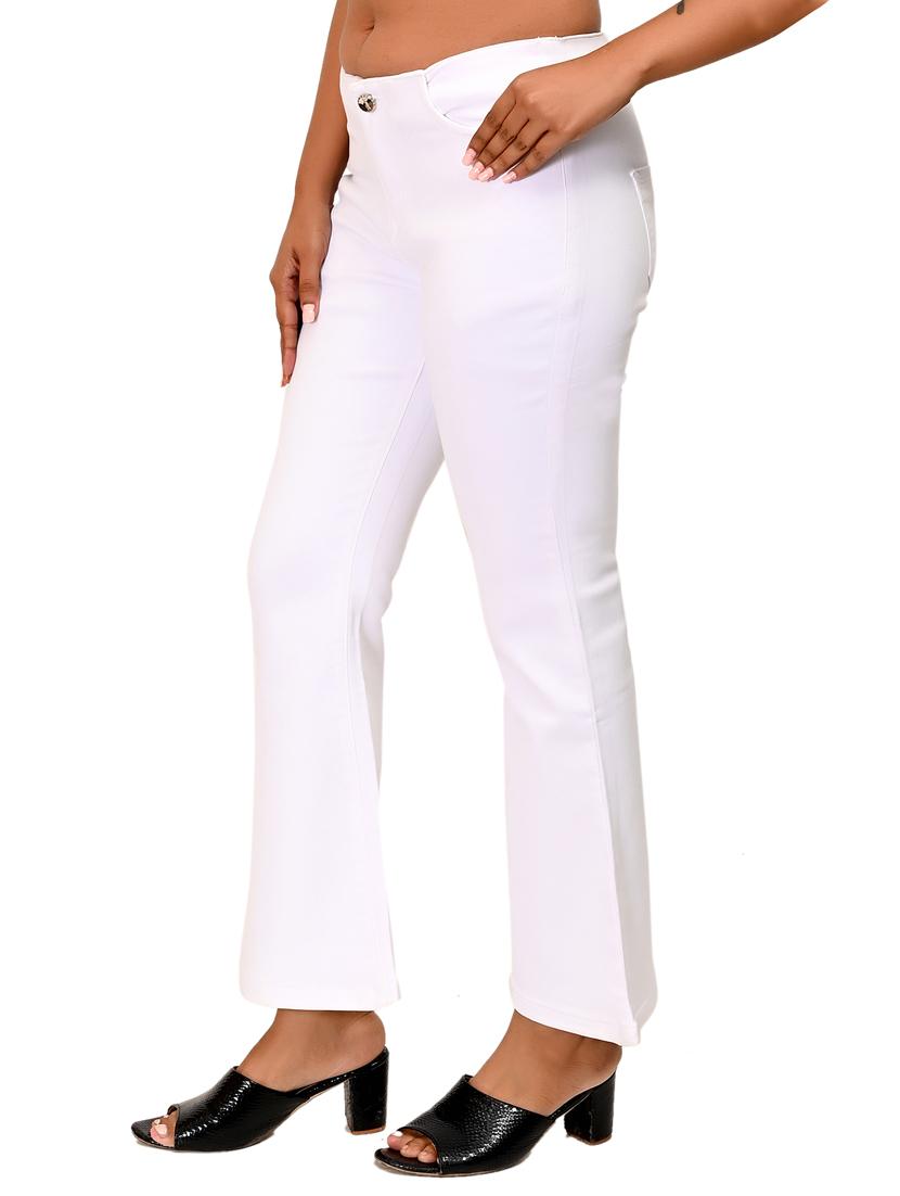 white solid plus jean - 18212446 - Standard Image - 1