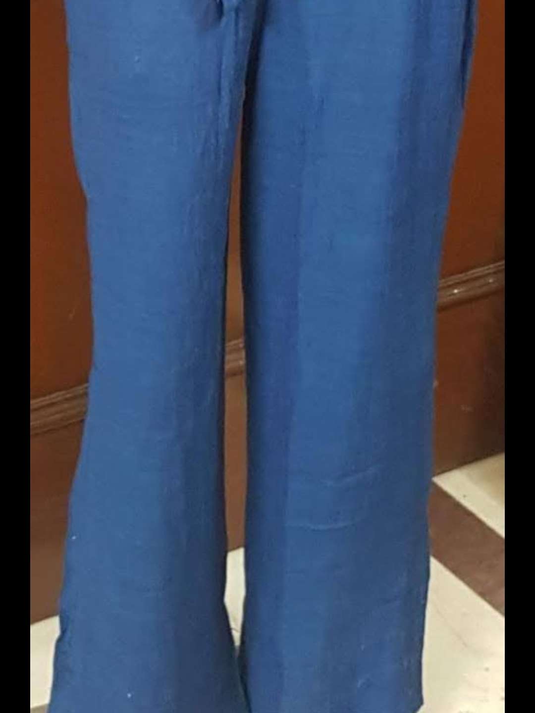 riyon khadi qulot royal blue color  - 18212712 -  Standard Image - 1