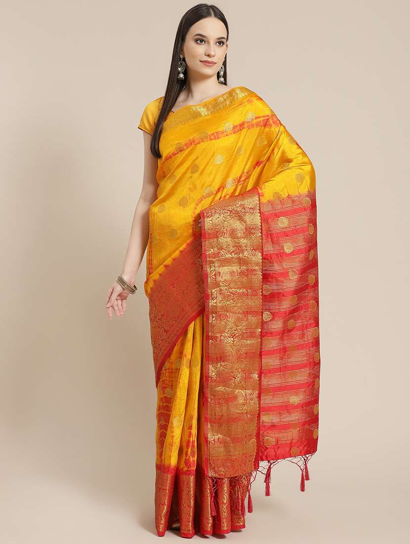 women's banarasi saree with blouse