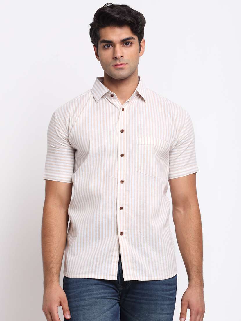 mens stripes casual shirt