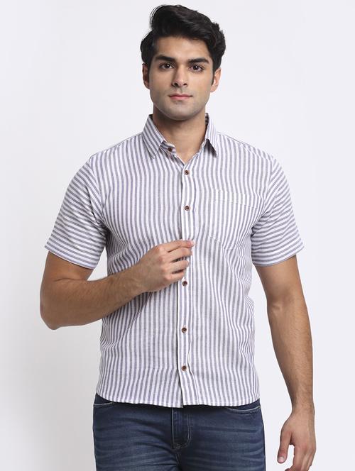 mens stripes casual shirt - 18213106 -  Standard Image - 0