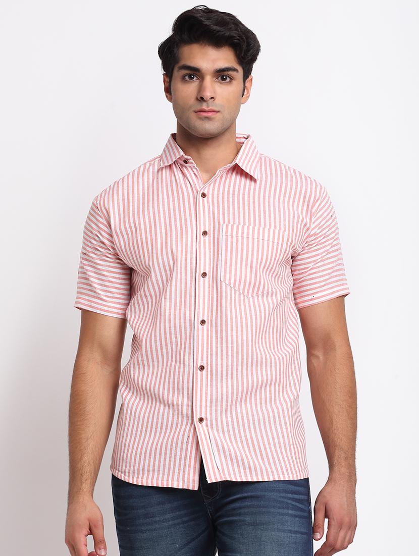 mens stripes casual shirt - 18213107 -  Zoom Image - 0