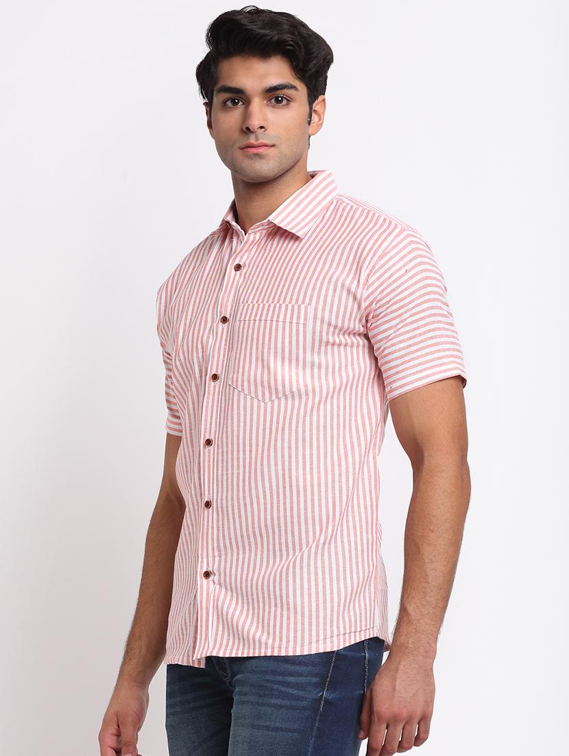 mens stripes casual shirt - 18213107 -  Standard Image - 1