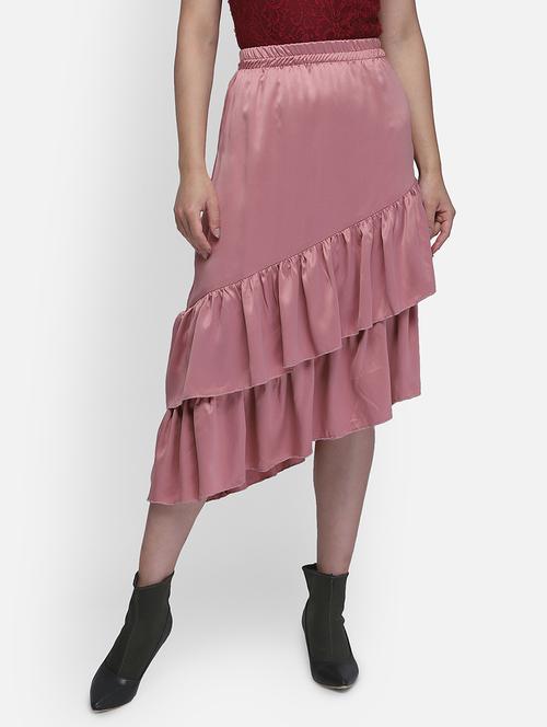 high rise ruffled layered skirt - 18213407 -  Standard Image - 0