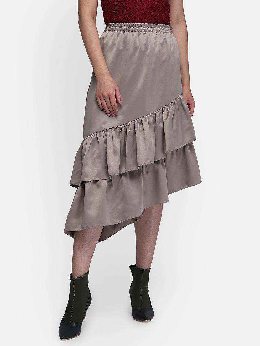 high rise ruffled layered skirt - 18213409 -  Zoom Image - 0