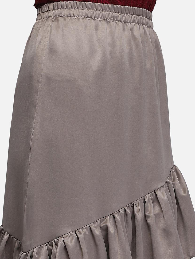 high rise ruffled layered skirt - 18213409 - Standard Image - 4