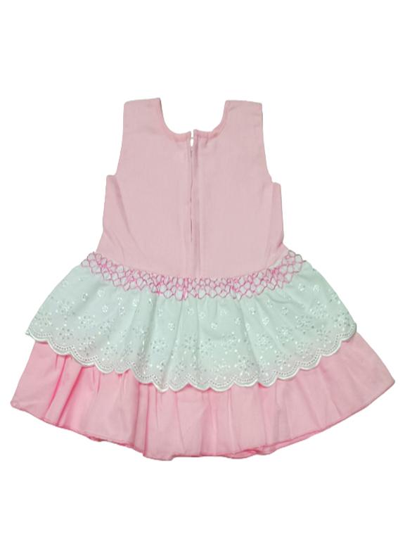 girls round neck sleeveless frock - 18213414 - Standard Image - 1