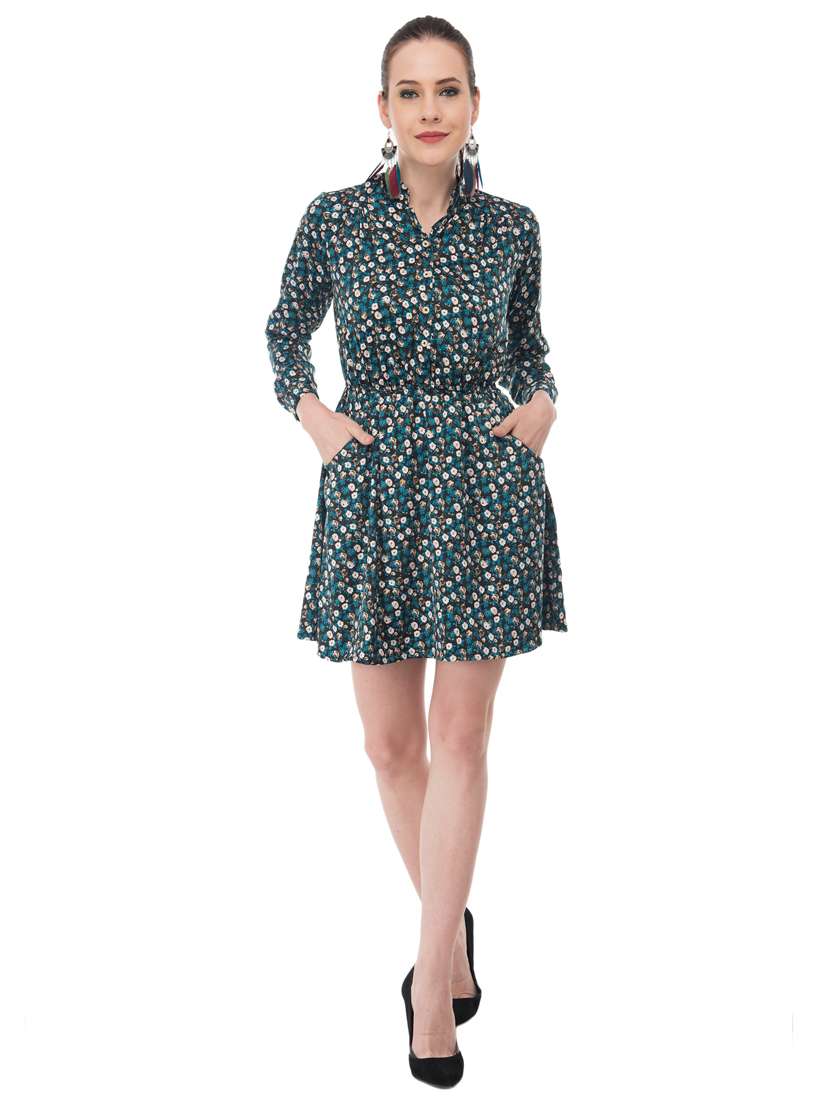 women's shirt floral dress
